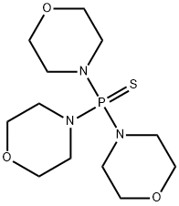 PHOSPHOROTHIOICTRIMORPHOLIDE 구조식 이미지