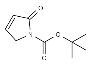 2-OXO-2,5-DIHYDRO-PYRROLE-1-CARBOXYLIC ACID TERT-BUTYL ESTER Structure