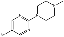 5-BROMO-2-(4-METHYLPIPERAZIN-1-YL)PYRIMIDINE Structure