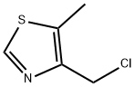 Thiazole,  4-(chloromethyl)-5-methyl- Structure
