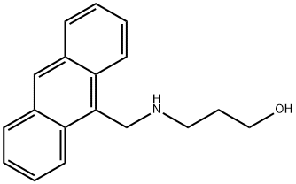 3-[(ANTHRACEN-9-YLMETHYL)-AMINO]-PROPAN-1-OL Structure