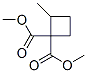 2-Methyl-1,1-cyclobutanedicarboxylic acid dimethyl ester Structure