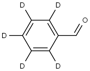 BENZALDEHYDE-D6 구조식 이미지