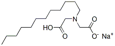 GLYCINE,N-(CARBOXYMETHYL)-N-DODECYL-,MONOSODIUMSALT Structure