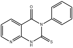 2-MERCAPTO-3-PHENYLPYRIDO[2,3-D]PYRIMIDIN-4(3H)-ONE 구조식 이미지