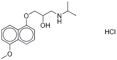 5-Methoxy Propranolol Hydrochloride Structure