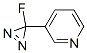 Pyridine, 3-(3-fluoro-3H-diazirin-3-yl)- (9CI) Structure