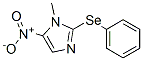 1-Methyl-5-nitro-2-(phenylseleno)-1H-imidazole Structure