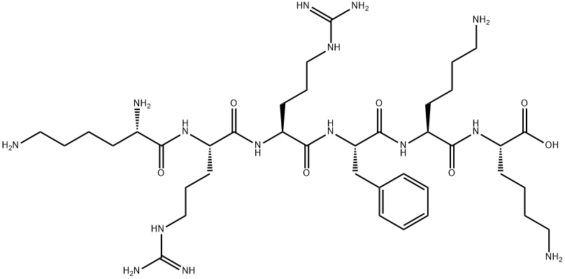 lysyl-arginyl-arginyl-phenylalanyl-lysyl-lysine Structure