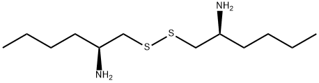 bis(2-aminohexyl)disulfide Structure
