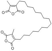 1,16-BIS(4-METHYL-2,5-DIOXO-3-FURANYL)헥사데칸 구조식 이미지