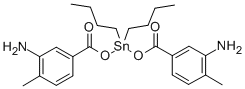 di-n-butyltin bis(3-amino-4-methylbenzoate) Structure