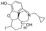 6-iodo-3,14-dihydroxy-17-(cyclopropylmethyl)-4,5-epoxymorphinan Structure