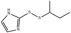 2-[(1-메틸프로필)디티오]-1H-이미다졸 구조식 이미지