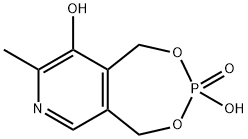 1,5-DIHYDRO-3-HYDROXY-8-METHYL[1,3,2]DIOXAPHOSPHEPINO[5,6-C]PYRIDIN-9-OL-3-OXIDE 구조식 이미지