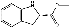 1H-Indole-2-carboxylicacid,2,3-dihydro-,methylester,(2S)-(9CI) 구조식 이미지