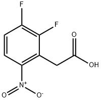 2-(2,3-Difluoro-6-nitrophenyl)acetic acid 구조식 이미지