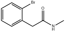 2-(2-브로모페닐)-N-메틸아세트아미드 구조식 이미지