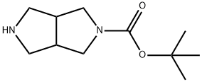 2-BOC-HEXAHYDRO-PYRROLO[3,4-C]PYRROLE Structure