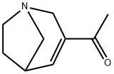 Ethanone, 1-(1-azabicyclo[3.2.1]oct-3-en-3-yl)- (9CI) Structure