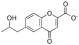 6-(2'-hydroxypropyl)chromone-2-carboxylate Structure