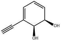 3,5-Cyclohexadiene-1,2-diol, 3-ethynyl-, cis- (9CI) Structure