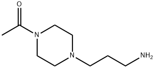 1-Piperazinepropanamine,4-acetyl-(9CI) Structure