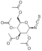 2,3,4,6-테트라-O-아세틸-β-D-글루코피란노질 이소티오시아네이트 구조식 이미지