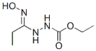 Hydrazinecarboxylic  acid,  2-[1-(hydroxyimino)propyl]-,  ethyl  ester  (9CI) Structure