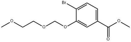 4-BroMo-3-[(2-Methoxyethoxy)Methoxy]benzoic Acid Methyl Ester 구조식 이미지