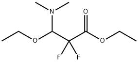 3-(DIMETHYLAMINO)-3-ETHOXY-2,2-DIFLUOROPROPIONIC ACID ETHYL ESTER Structure