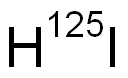 IODINE-125 Structure