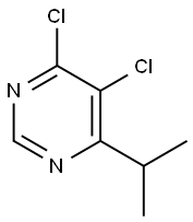4,5-디클로로-6-이소프로필피리미딘 구조식 이미지