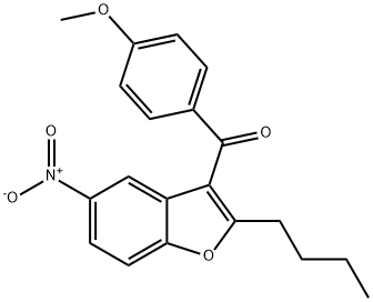 141627-42-1 (2-Butyl-5-nitrobenzofuran-3-yl)(4-methoxyphenyl)methanone