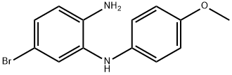 5-bromo-N1-(4-methoxyphenyl)benzene-1,2-diamine 구조식 이미지