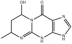 4,6,7,8-Tetrahydro-8-hydroxy-6-methylpyrimido[1,2-a]purin-10(3H)-one(부분입체이성질체의혼합물) 구조식 이미지