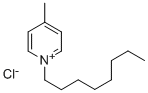 4-METHYL-N-OCTYLPYRIDINIUM CHLORIDE Structure