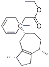 [3S-(3alpha,5alpha,8alpha)]-1-methyl-1-(1,2,3,4,5,6,7,8-octahydro-3,8-dimethylazulen-5-yl)ethyl phenylacetate 구조식 이미지