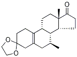 (7α)-메틸안드로스텐디온3-에틸렌케탈 구조식 이미지