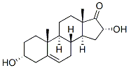 (3a,16a)-3,16-dihydroxy-Androst-5-en-17-one 구조식 이미지