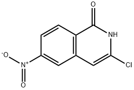 3-Chloro-6-nitroisoquinolin-1-ol Structure