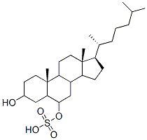 3-hydroxycholestan-6-yl sulfate Structure