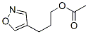 4-Isoxazolepropanol,acetate(ester)(9CI) Structure