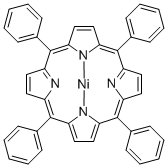 니켈 테트라페닐포르핀 구조식 이미지