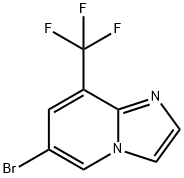6-Bromo-8-(trifluoromethyl)imidazo[1,2-a]pyridine Structure