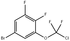 5-Bromo-1-[chloro(difluoro)methoxy]-2,3-difluoro-benzene 구조식 이미지