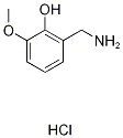 2-(aminomethyl)-6-methoxyphenol hydrochloride 구조식 이미지