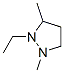 Pyrazolidine, 2-ethyl-1,3-dimethyl- (9CI) Structure