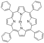 meso-Tetraphenylporphyrin-Pt(II) 구조식 이미지