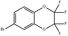 6-BROMO-2,2,3,3-TETRAFLUORO-1,4-BENZODIOXAN Structure